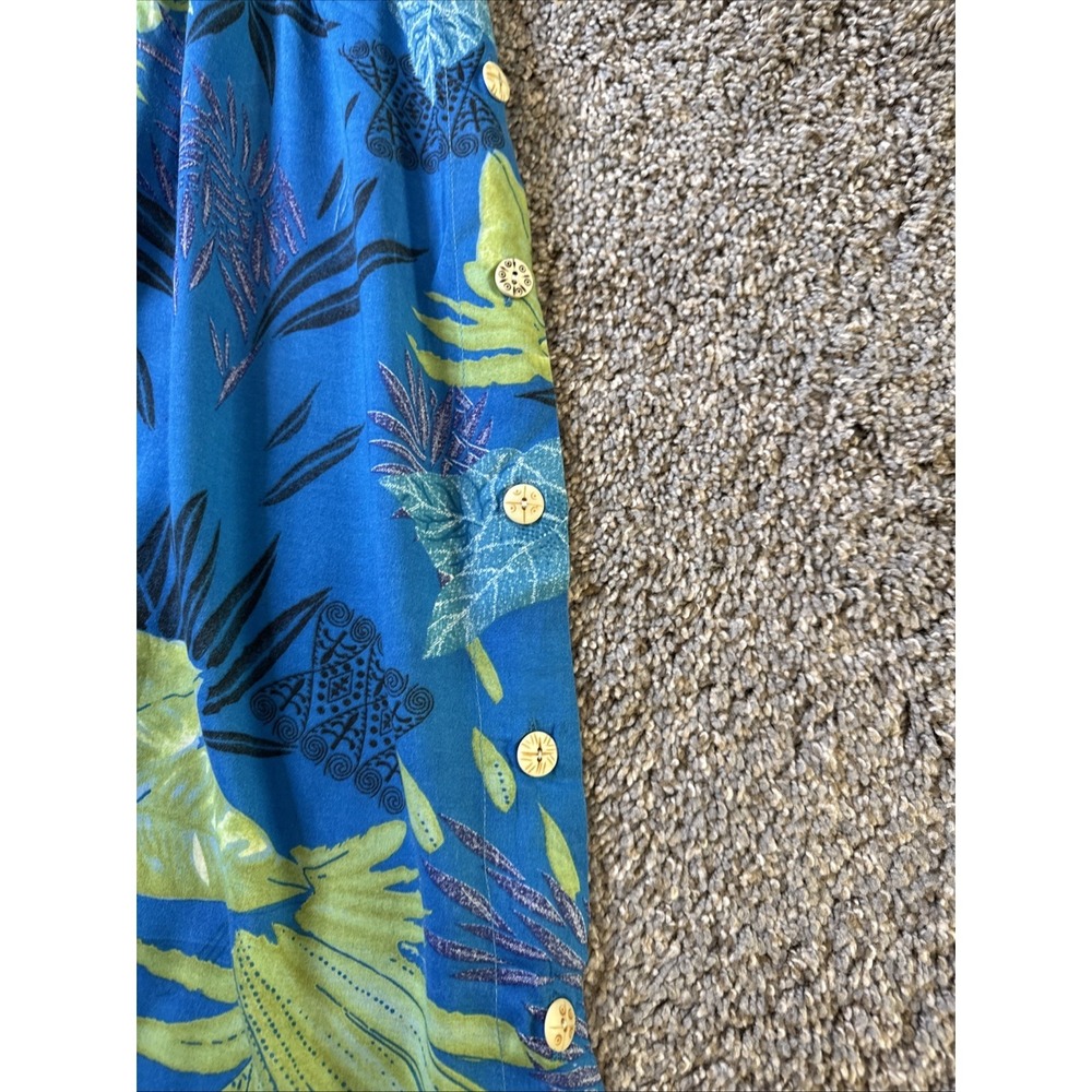 Mix Nouveau‎ Women's Dress Tropical Print with Shell Detail Size M - Picture 5 of 7